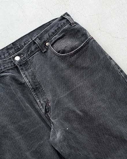 VINTAGE】90-00s Levi's Black 560 ”Cut Off Custom