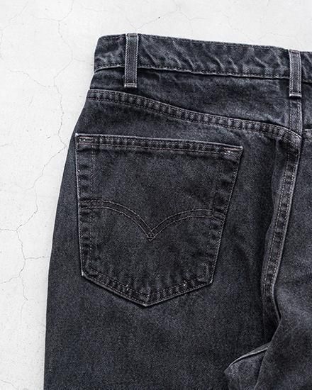 ヒ*チ様 90's Levi‘s550SALFABLACK デッドストックW36 VINTAGE】90-00s Levi's Black 550 ”Cut Off Custom