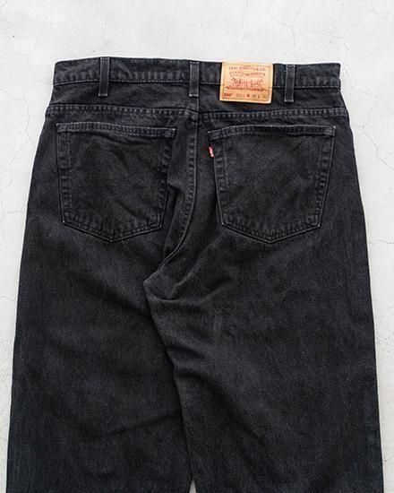 90s   USA製　ブラックカバーオール　ヴィンテージ VINTAGE】90-00s Levi's Black 550 ”Cut Off Custom
