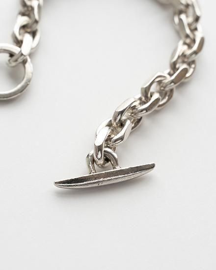 VINTAGE】Vintage Danish Silver Heavy Chain Bracelet 