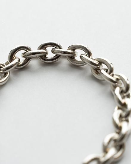 VINTAGE】Vintage Danish Silver Heavy Chain Bracelet 