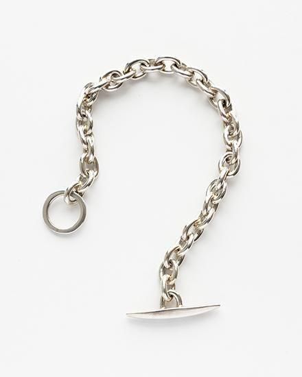 VINTAGE】Vintage Danish Silver Heavy Chain Bracelet 