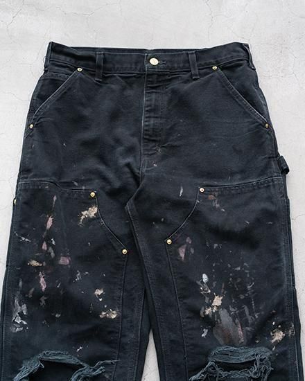 Carhartt Double Knee Pantsブラック 米国製 ダメージ系 Carhartt WIP Double Knee Pants | Black | SVD USA