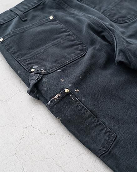 Re FORT】90-00s Carhartt Black Double Knee Pants『Crash