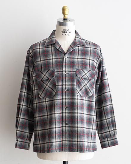 あちょんオーダーページ A VONTADE / ア ボンタージ】 Wool Plaid Open Shirts