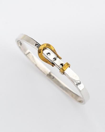 Mexican Jewelry Taxco ヴィンテージ メキシカンジュエリー S.G.O - Authentic Mexican DNA Chain Bracelet - Large/Middle Length