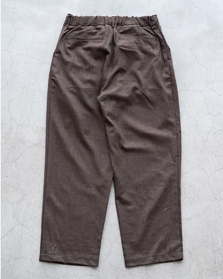 STILL BY HAND / スティル バイ ハンド】 Wool Saxony Easy Slacks