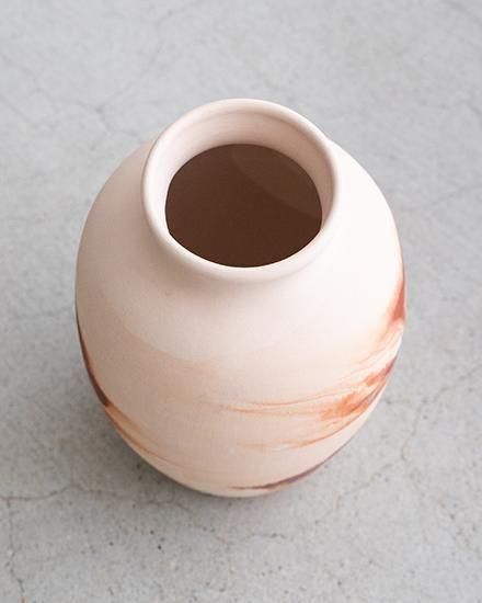 VINTAGE】Nemadji Pottery Flower Base ”Made In USA