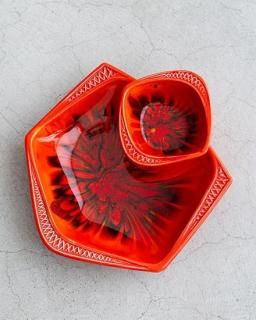 VINTAGE】60s Mid Century Marble Ashtray 