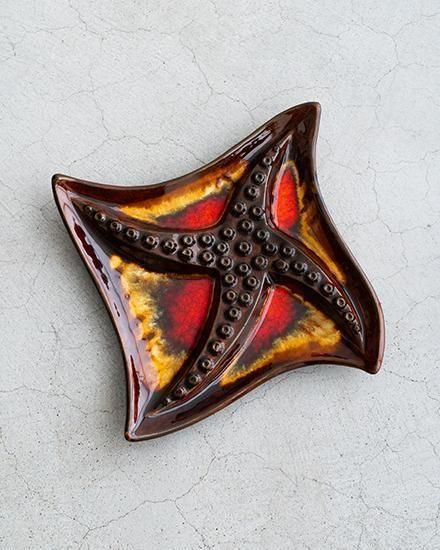 VINTAGE】60s Mid Century Marble Ashtray 