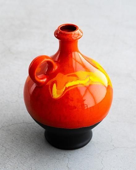 VINTAGE】60-70s ”W.GERMANY” Fat Lava Flower Vase 
