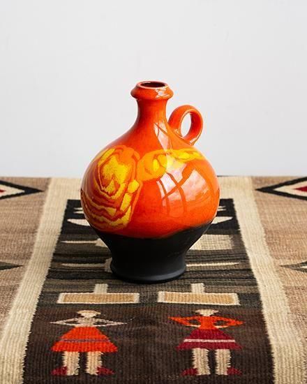 VINTAGE】60-70s ”W.GERMANY” Fat Lava Flower Vase 