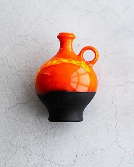 VINTAGE】60-70s ”W.GERMANY” Fat Lava Flower Vase 