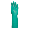 東和 No.275 耐薬品・耐溶剤用手袋 ソルベックス 中厚手 裏植毛 グリーン Lサイズ