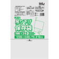 JK12 吊り下げ規格袋 12号 半透明 HDPE 0.01mm厚 230×340mm 200枚入