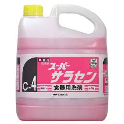 ニイタカ スーパーサラセン 4kg 業務用 食器用洗剤 高濃度洗剤 - 飲食店様向け業務用消耗品ネットショップ「サプデリ」