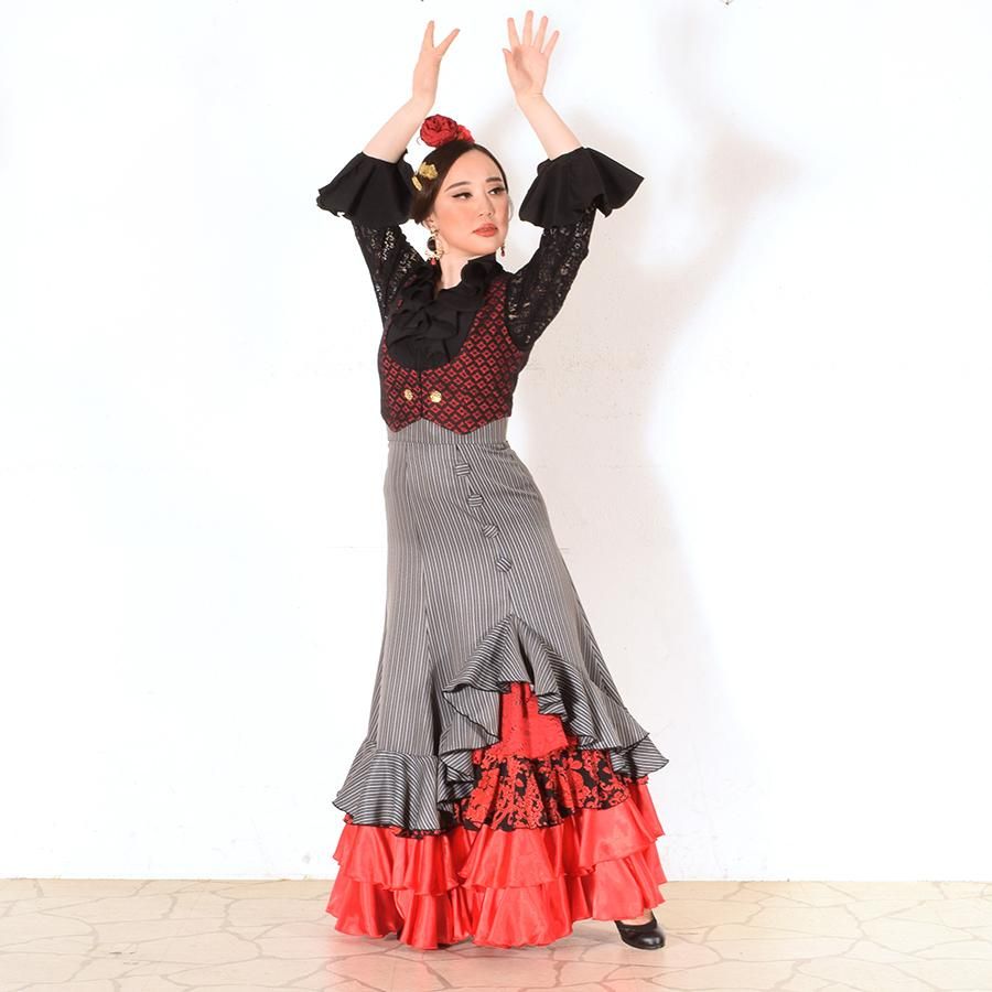 新品】MariQuita マリキータ フラメンコ ファルダ