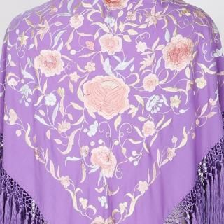 【美品】フラメンコ　シージョ　刺繍（あざやかな青緑系の色） 美品】フラメンコ シージョ 刺繍（あざやかな青緑系の色