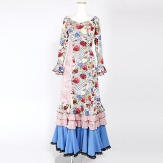 フラメンコ　ツーピース フラメンコの衣装、ドレス、ツーピースならMariQuitaで。