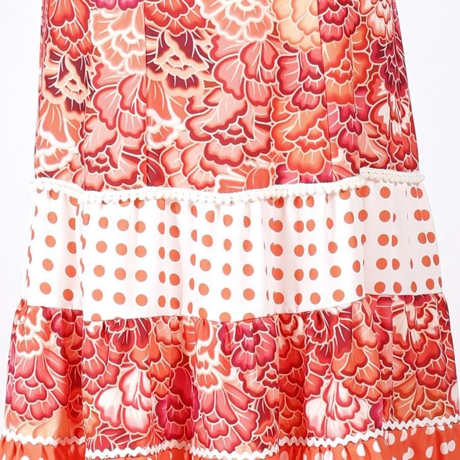 ♡数限定♡サイズオーダー!フラメンコファルダ赤 コメント下さい☆ 残り2着 フラメンコのファルダはMariQuitaで。