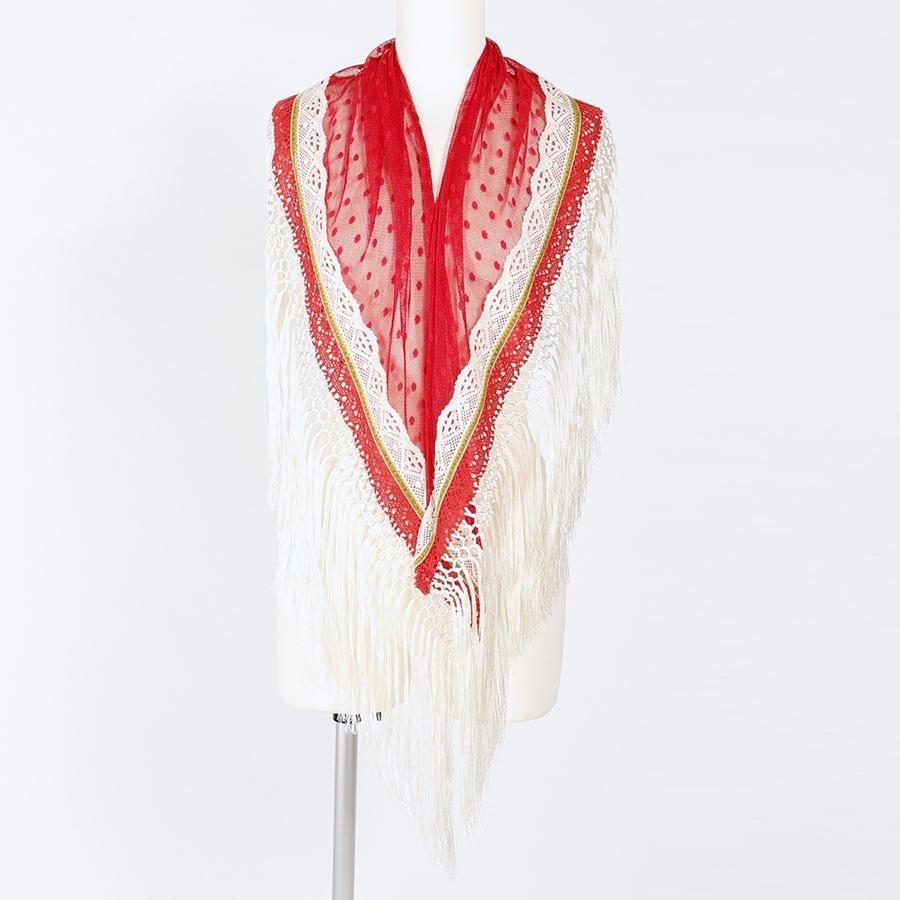 フラメンコ　シージョ　マゼンタ シージョ/ピキージョ/パニュエロ Mantoncillos - オリジナル