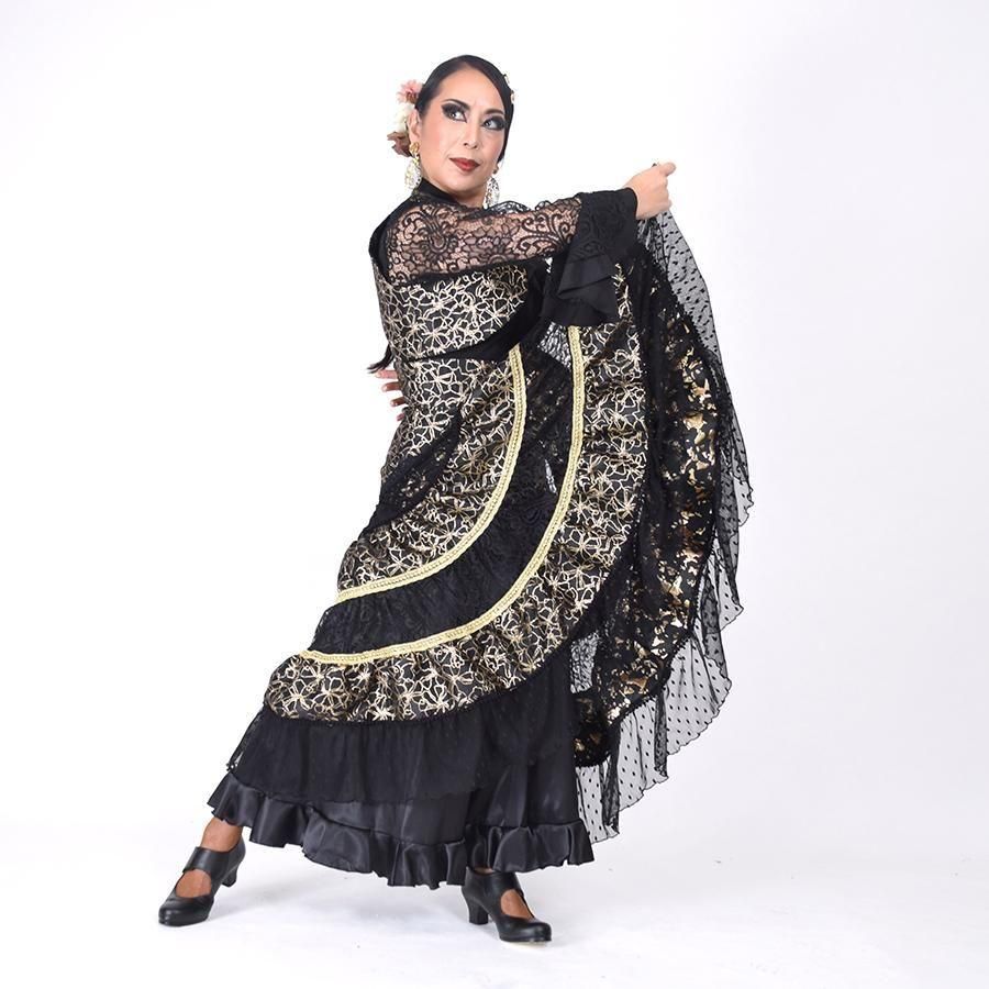 マリキータ フラメンコ衣装 ベルト付き MariQuita,マリキータ,フラメンコ, 衣装, ドレス, ワンピース