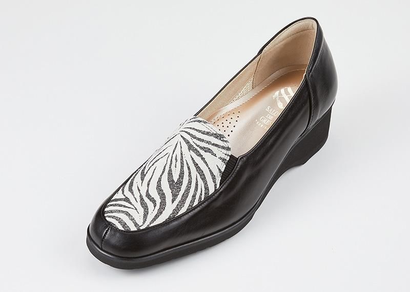 コンフォートシューズ ゼブラ柄 SLP18620 - 婦人靴のサロンド コンフォートシューズ ゼブラ柄 SLP18620 - 婦人靴のサロンド