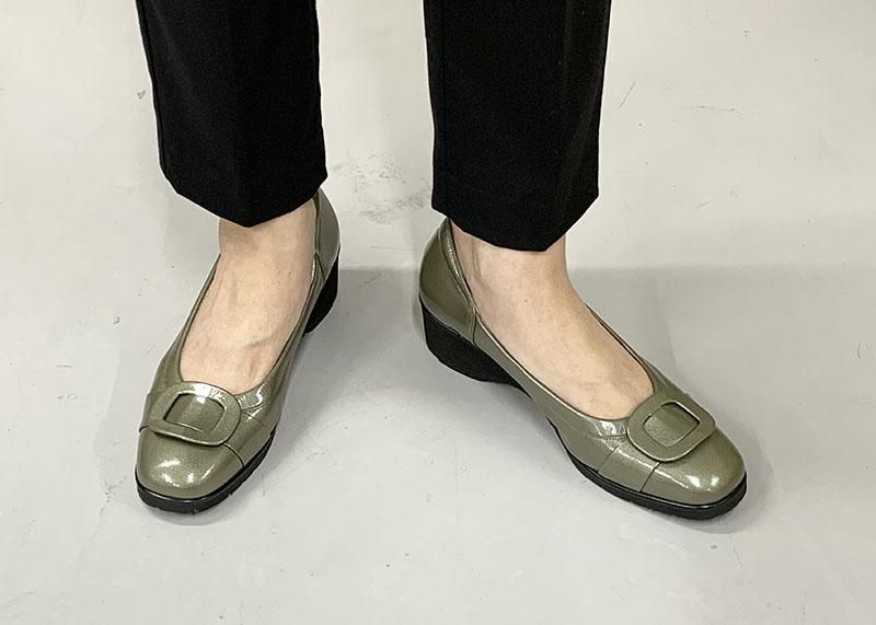 パンプス バックルベルト SL18050 - 婦人靴のサロンドグレー