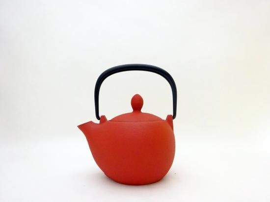 南部鉄器 急須 マロン 艶消赤茶 - Shimanuki Online Shop