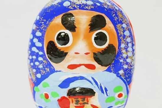【希少品】松川だるま　宝船　仙台張子　こだわり工芸品 4寸サイズ 郷土玩具 民藝 宮城県 仙台張子 松川だるま 宝船 4寸 : おまめ