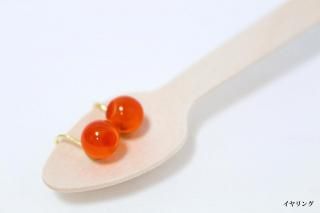 【亘理名物はらこ飯】いくら　プチイヤリング