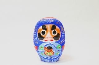 石巻こけし　鬼さん　節分　正月　ペアこけし　美品 弥治郎系 伝統こけし こけし まげあり 七寸 約22.5cm 新山