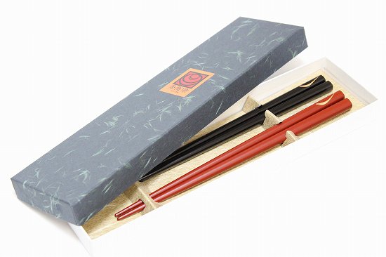 秀衡塗 夫婦箸 仙台弦月 - Shimanuki Online Shop