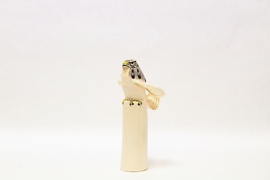 笹野一刀彫 お鷹ぽっぽ 7寸 - Shimanuki Online Shop