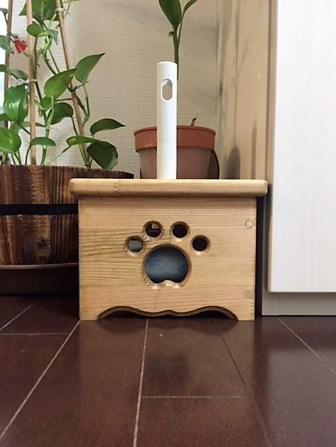 アメリカンカントリー家具　カントリーハート　収納付きコロコロスタンド　肉球 アメリカンカントリー家具 カントリーハートダストBOX 引き出し