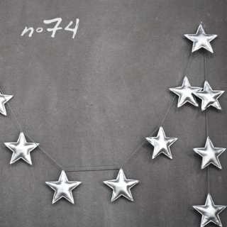 <img class='new_mark_img1' src='https://img.shop-pro.jp/img/new/icons41.gif' style='border:none;display:inline;margin:0px;padding:0px;width:auto;' />70%OFF Numero74 | Mini Star Garland | Silver