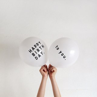 Balloon | HAPPY BRITH DAY ハッピーバースデー  | BLACK