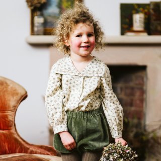 Little Cotton Clothes | Primrose blouse - cassia floral | 2-3y〜7-8y
