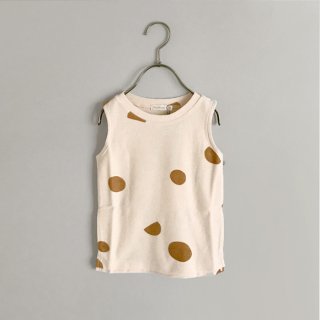 Phil&Phae | Sleeveless frotte top suns / buttercream | 2y〜6y