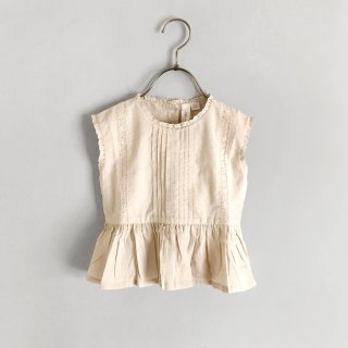 Little Cotton Clothes | Willow Blouse - in oat | 6-7y のみ