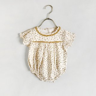 Little Cotton Clothes | Emilie Romper - basket floral | 12-18m のみ