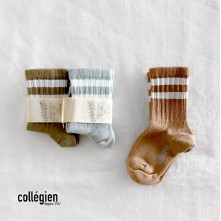 COLLEGIEN｜Nico | Ribbed Varsity Crew Socks