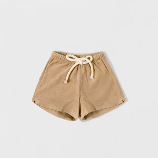 organic zoo | Gold Terry Rope Shorts | 6-12m〜3-4y