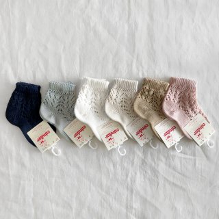 <img class='new_mark_img1' src='https://img.shop-pro.jp/img/new/icons7.gif' style='border:none;display:inline;margin:0px;padding:0px;width:auto;' />condor｜Cotton Openwork Short Socks | 0Y-2Y