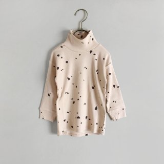 <img class='new_mark_img1' src='https://img.shop-pro.jp/img/new/icons7.gif' style='border:none;display:inline;margin:0px;padding:0px;width:auto;' />Phil&Phae | Rib turtleneck top l/s fragments / warm cream | 2y〜6y