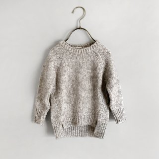 <img class='new_mark_img1' src='https://img.shop-pro.jp/img/new/icons7.gif' style='border:none;display:inline;margin:0px;padding:0px;width:auto;' />Phil&Phae | Recy-blend knit sweater / ash melange | 1/2y〜5/6y