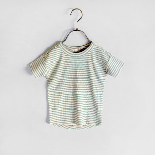 <img class='new_mark_img1' src='https://img.shop-pro.jp/img/new/icons7.gif' style='border:none;display:inline;margin:0px;padding:0px;width:auto;' />Phil&Phae | Rib tee s/s stripes / sea foam | 6-12m6y