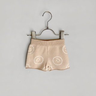 <img class='new_mark_img1' src='https://img.shop-pro.jp/img/new/icons7.gif' style='border:none;display:inline;margin:0px;padding:0px;width:auto;' />HUNTER+ROSE | TAN SMILEY RILEY SHORTS | 6-12m3-4y