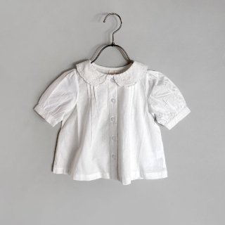 <img class='new_mark_img1' src='https://img.shop-pro.jp/img/new/icons7.gif' style='border:none;display:inline;margin:0px;padding:0px;width:auto;' />Little Cotton Clothes | Organic Gabriella Blouse - Off-white | 18-24m4-5y