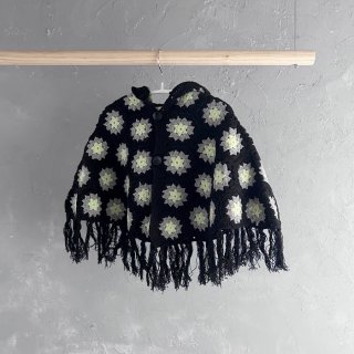 <img class='new_mark_img1' src='https://img.shop-pro.jp/img/new/icons14.gif' style='border:none;display:inline;margin:0px;padding:0px;width:auto;' />& pal | crochet poncho | ֥åߥ饤 | XS(70-80)S(80-90)